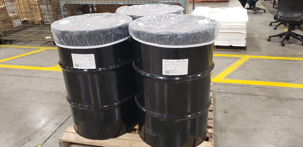 190 kg Pharmaceutical-Grade Black Drums — Export Ready