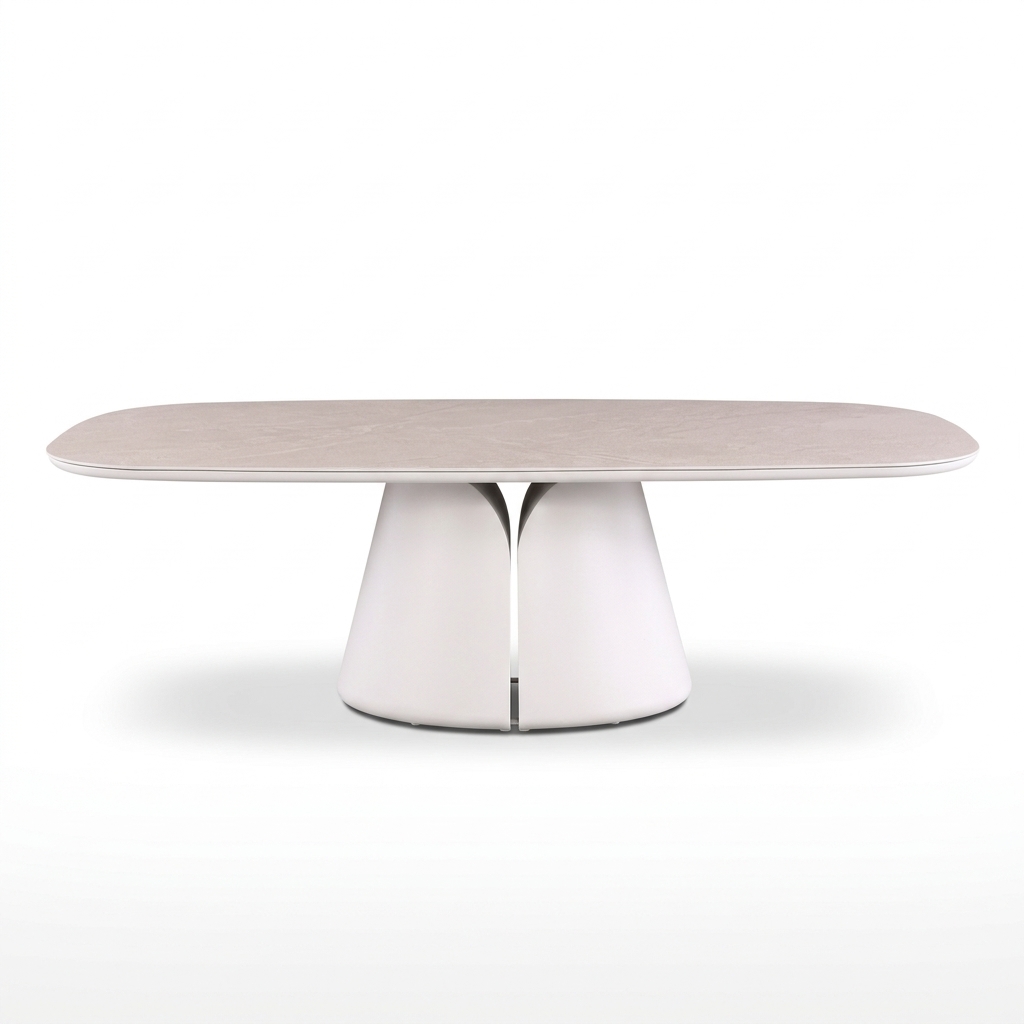 Mesa de Comedor Tulip — vista frontal sobre fondo blanco