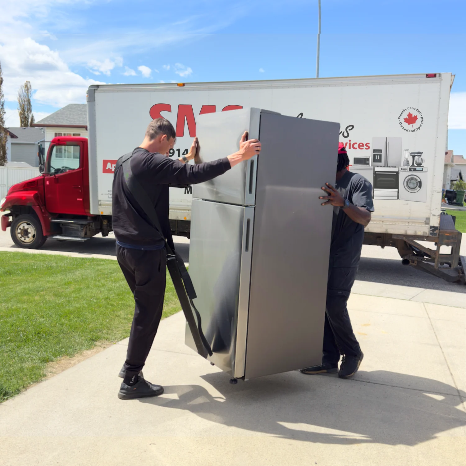 SMS Appliances delivery service in Calgary - fast local delivery and haul away
