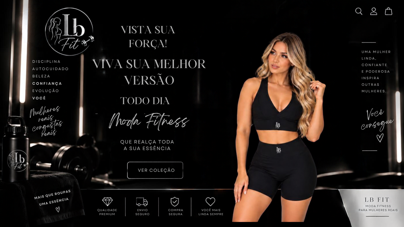 LBfit — Vista sua força, viva sua melhor versão. Moda fitness para mulheres modernas e reais.