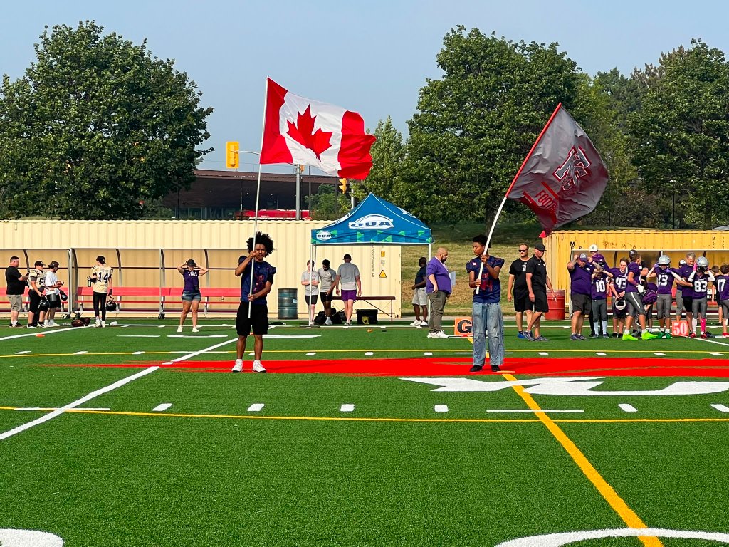Flag Bearers — Pre-Game Ceremony