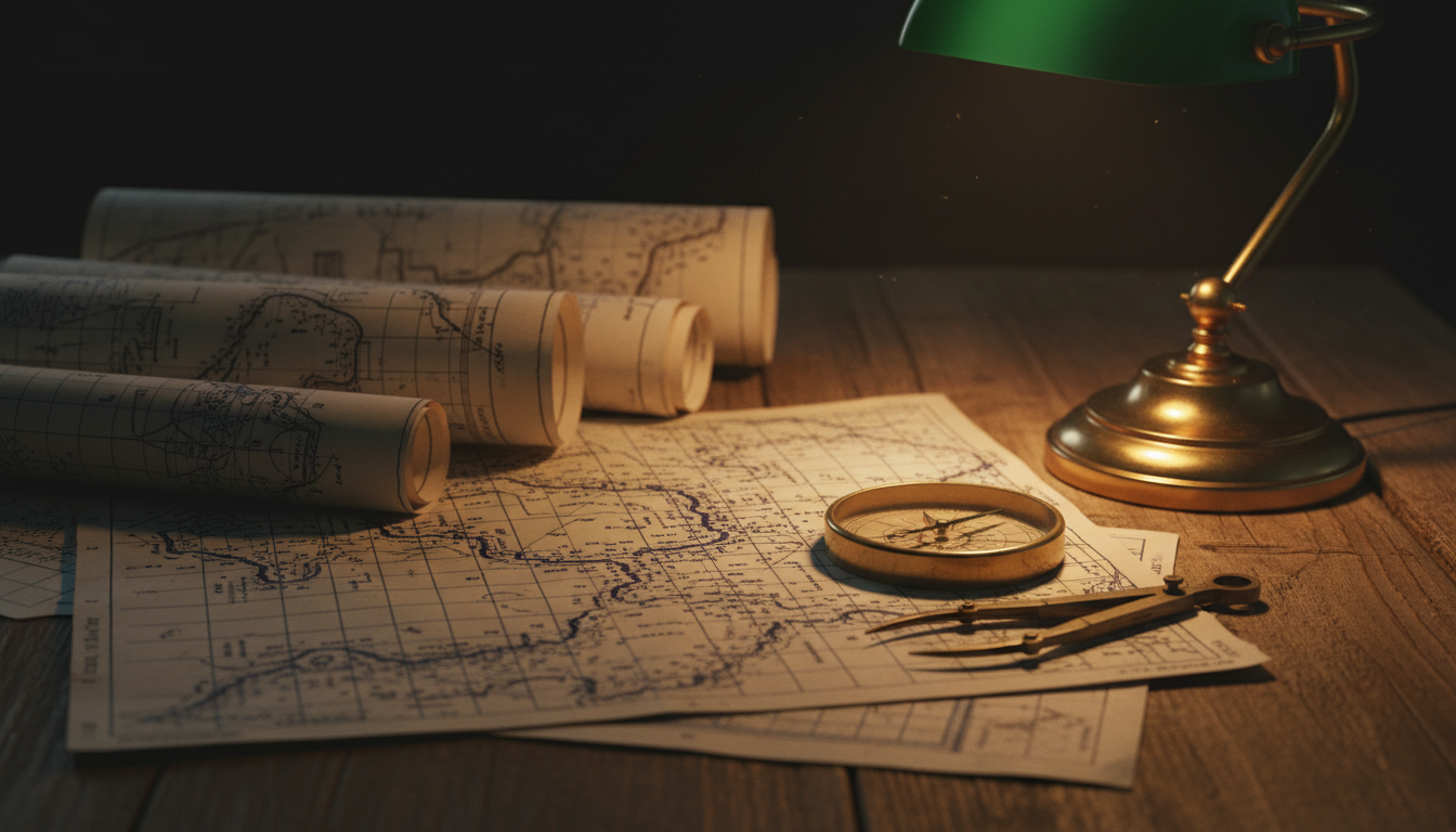 Maritime navigation charts and instruments