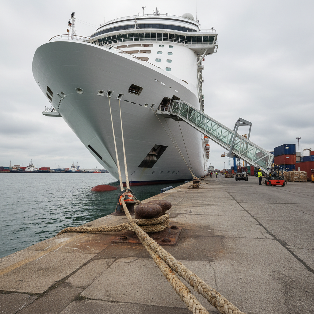 Cruise Liner at Port