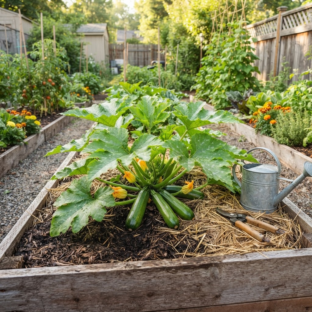 How to Grow Zucchini in a Raised Bed: A Simple Beginner’s Guide