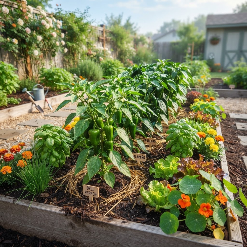 Best Companion Plants for Peppers: Easy Garden Pairings for Healthier Plants