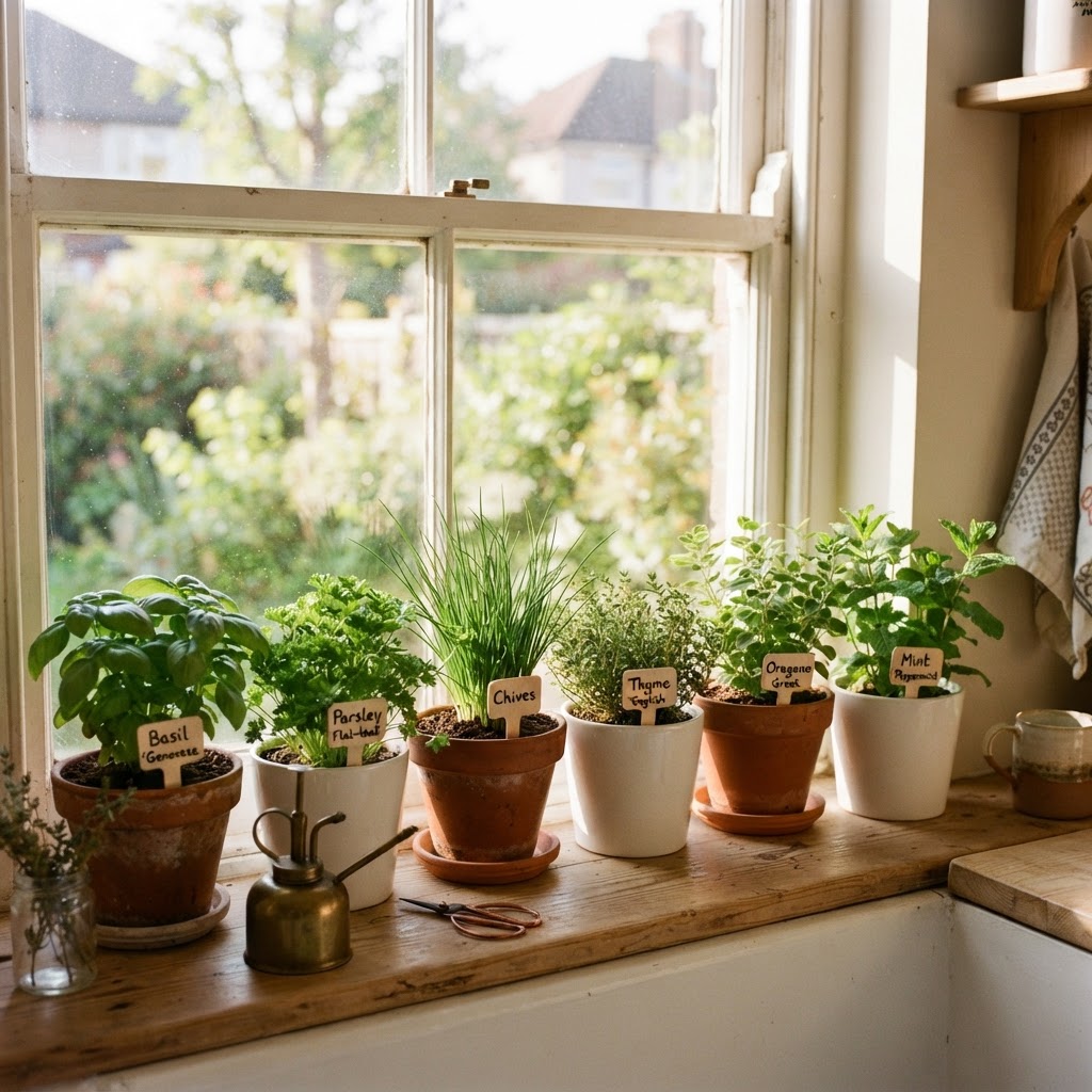 How to Grow Herbs on a Windowsill: A Beginner-Friendly Step-by-Step Guide