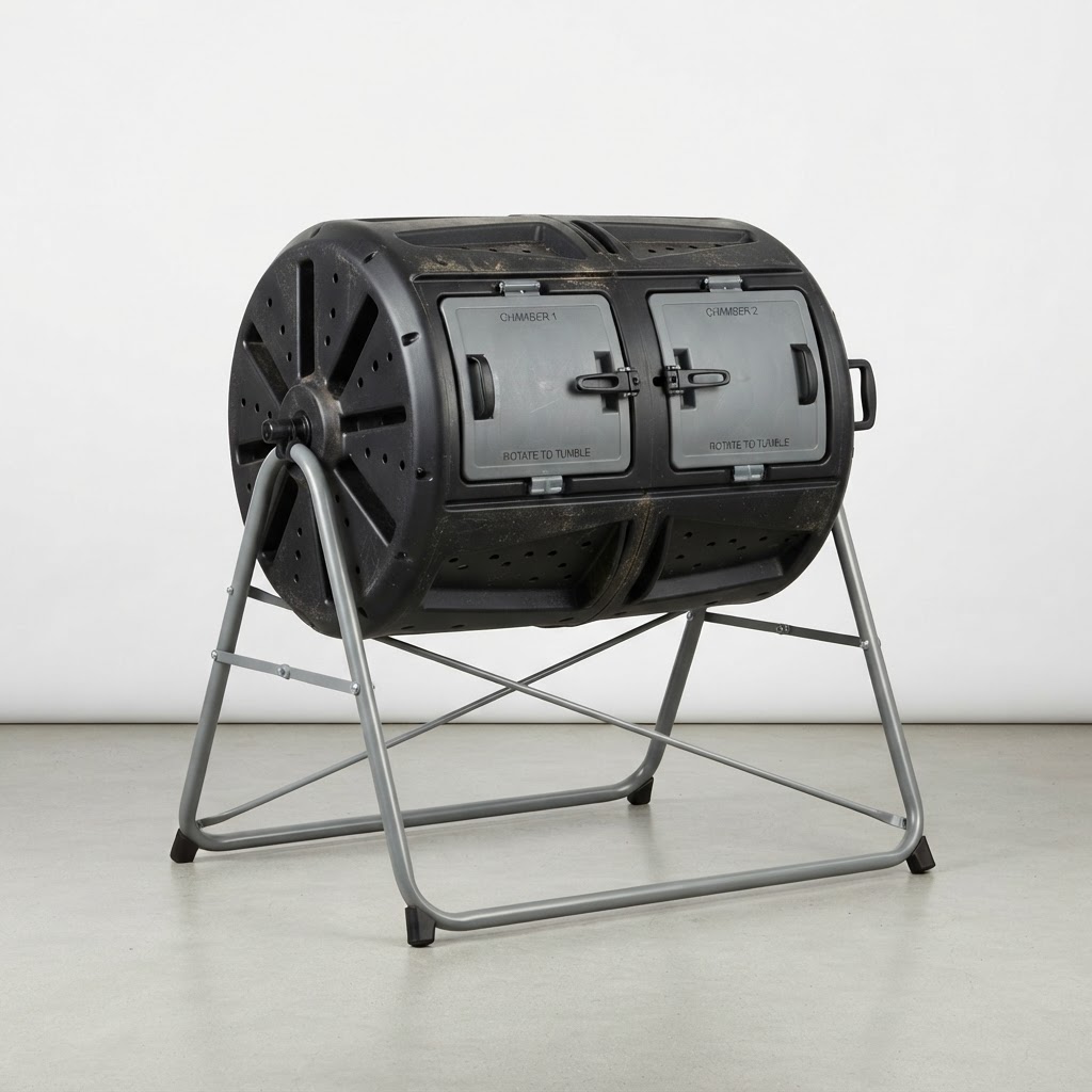 FCMP Outdoor Dual Chamber Tumbling Composter
