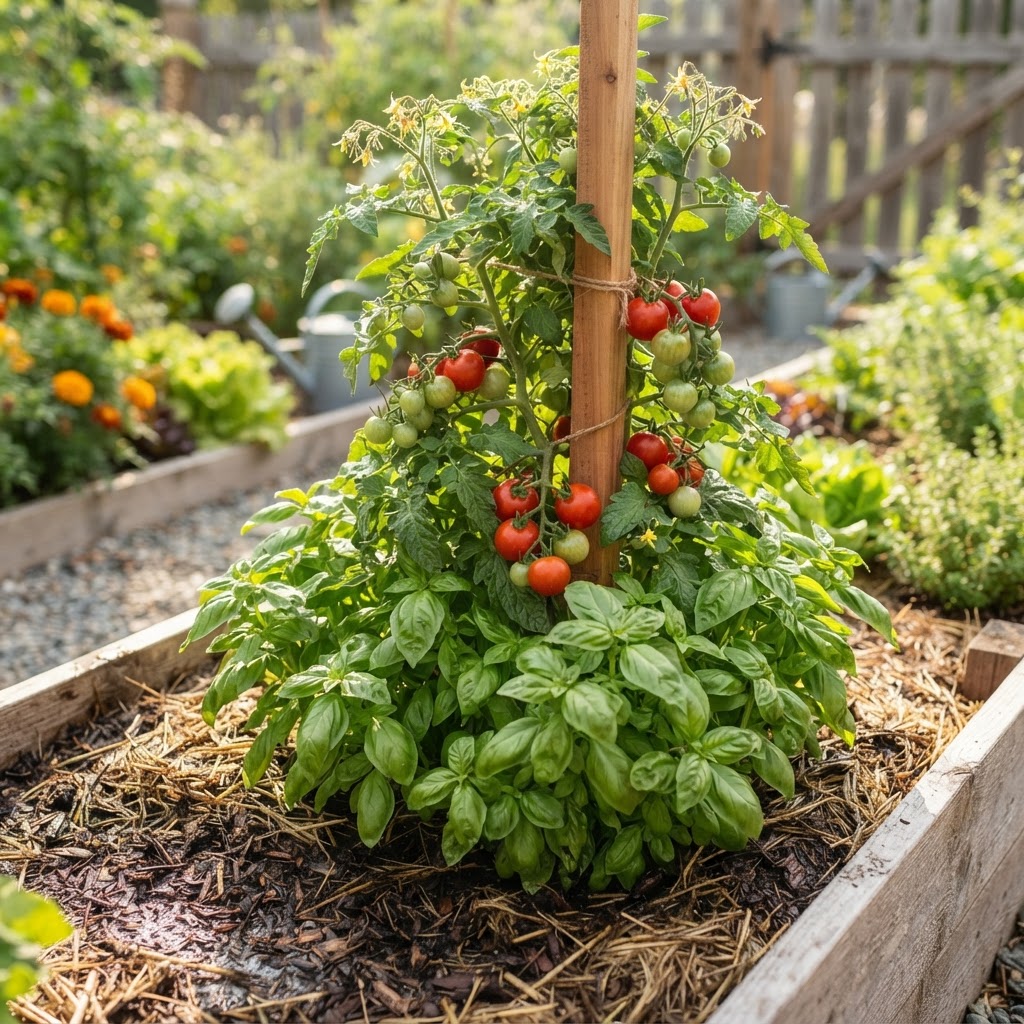 How to Companion Plant Tomatoes and Basil for Healthier, More Productive Plants
