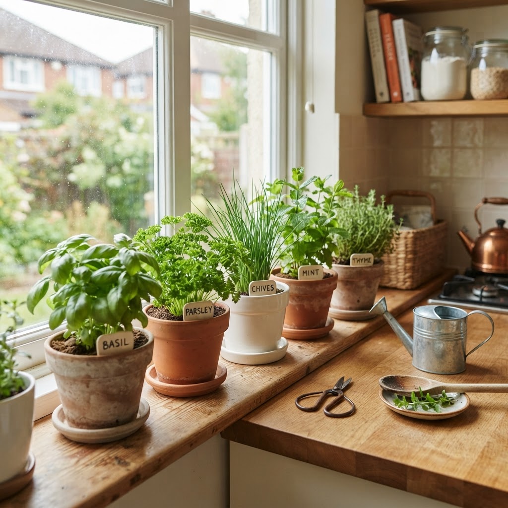How to Grow Herbs in a Kitchen Window: A Beginner-Friendly Guide