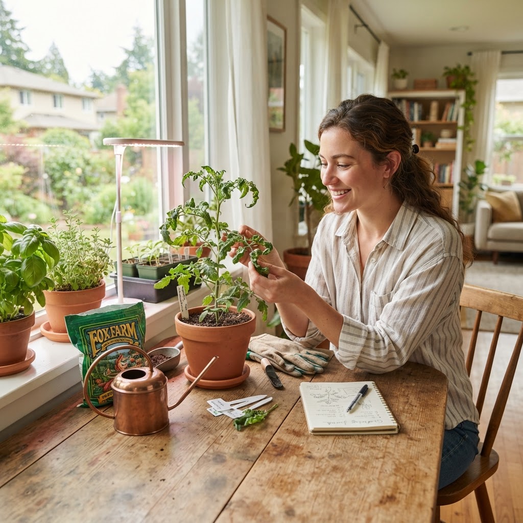 Why Are My Tomato Leaves Curling Indoors? Causes and Easy Fixes