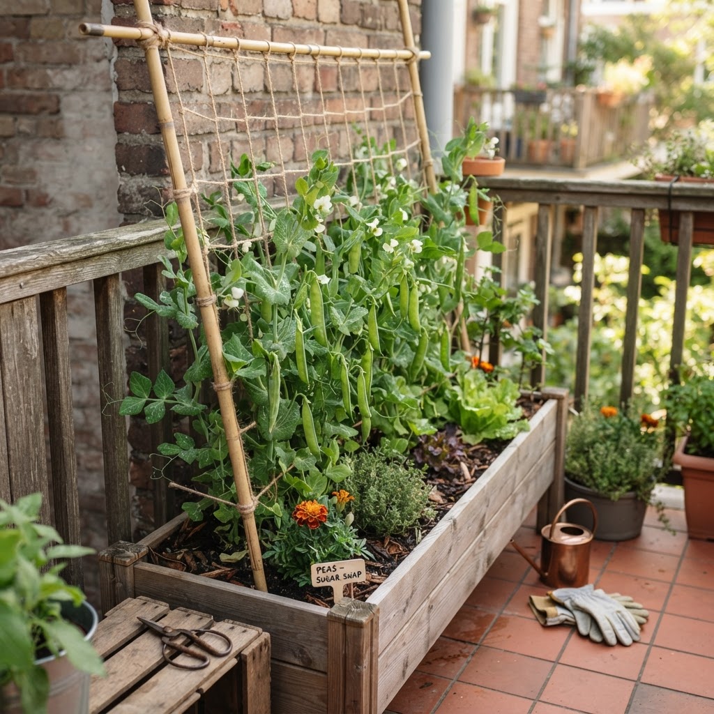 How to Grow Peas on a Trellis in Small Spaces: A Beginner-Friendly Guide