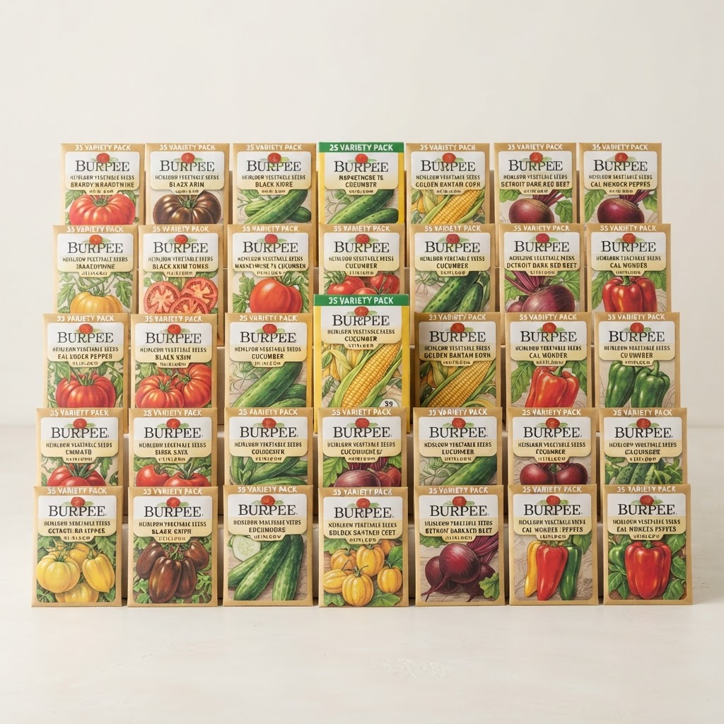 Burpee Heirloom Vegetable Seeds - 35 Variety Pack