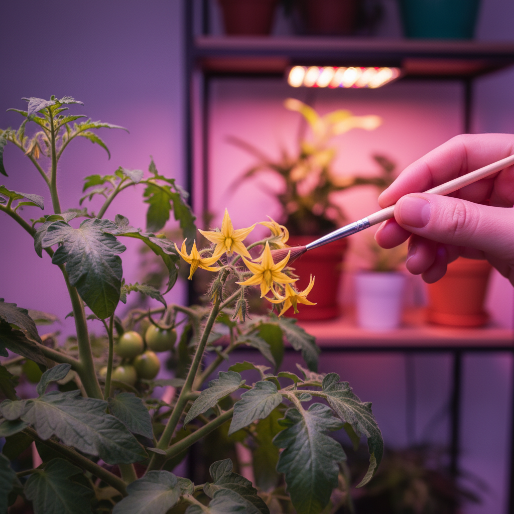 How to Pollinate Indoor Tomatoes (The Easy Beginner's Guide)