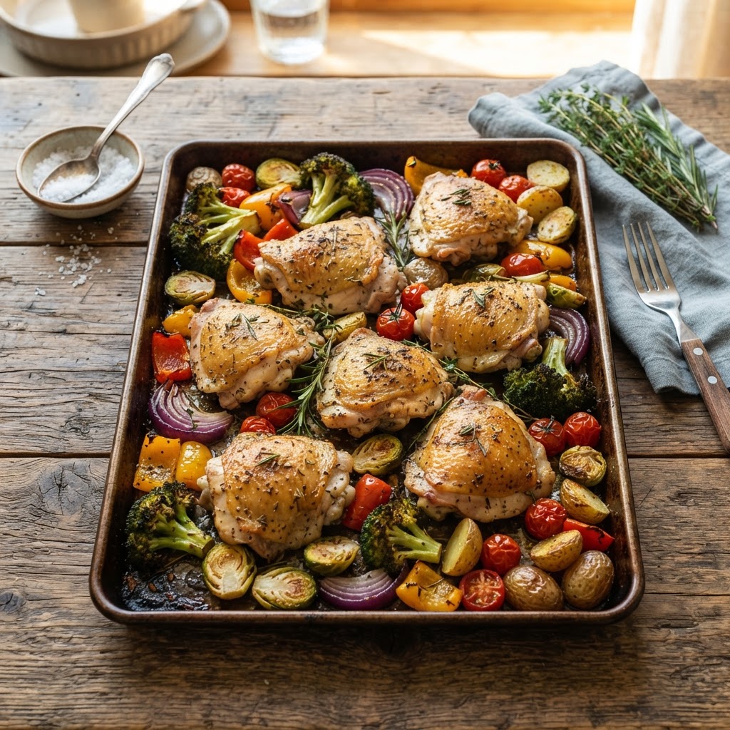 Sheet Pan Chicken & Veg