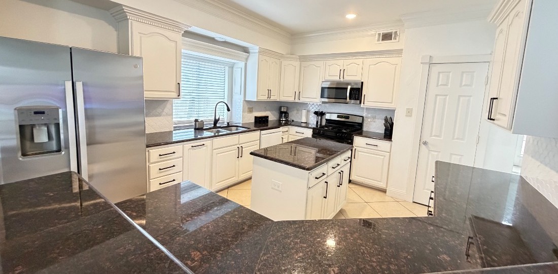Kitchen after cleaning