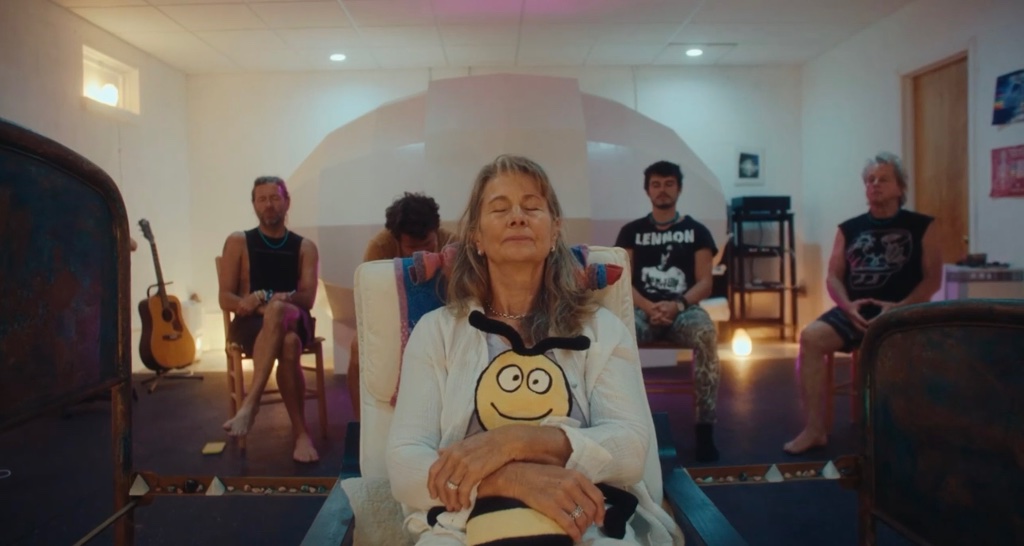 Group meditation circle