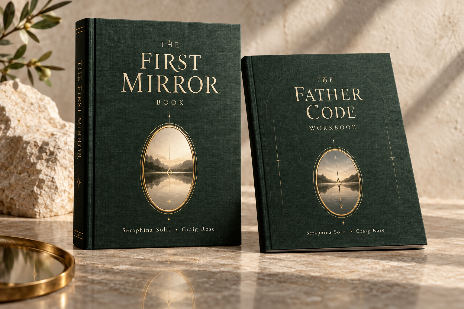 The First Mirror Book and The Father Code Workbook, the retreat curriculum