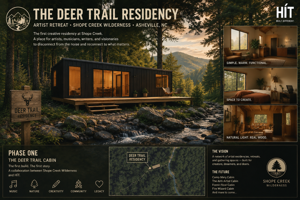 The Deer Trail Residency - Artist Retreat at Shope Creek Wilderness