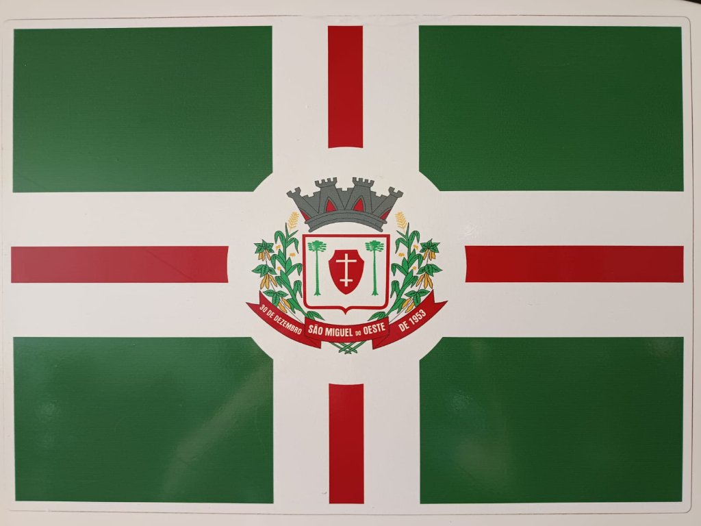 Bandeira de São Miguel do Oeste - SC
