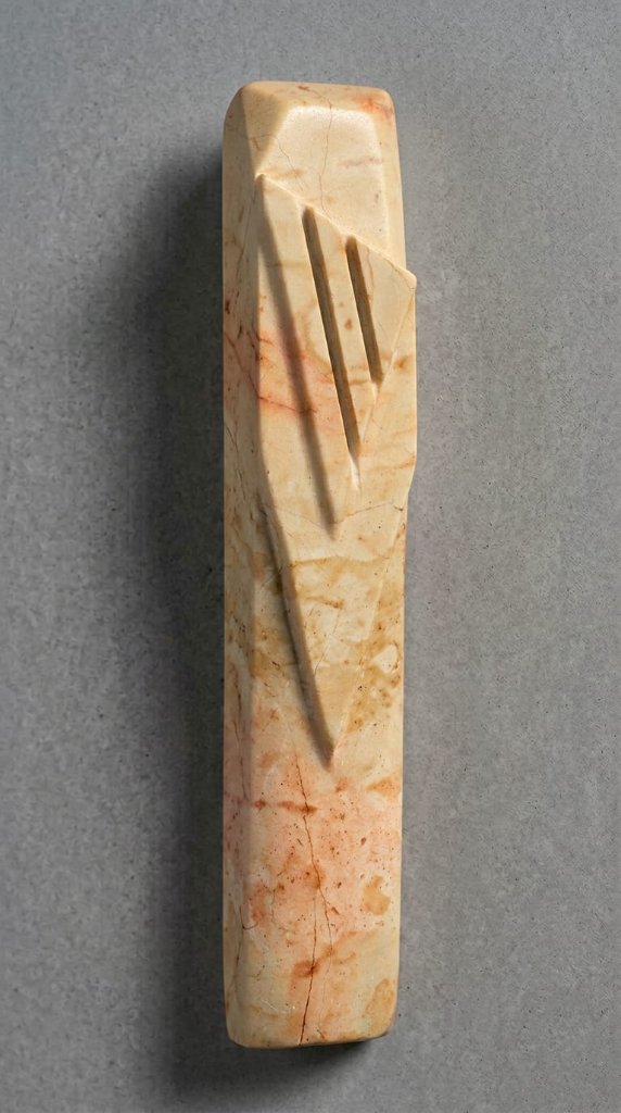 בית מזוזה מאבן ירושלמית בעיצוב ייחודי | Jerusalem Stone Mezuzah Case with a Unique Design – אבן ירושלמית