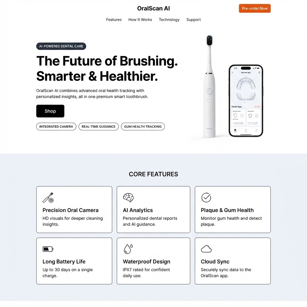 C — Crisp Slate + Orange