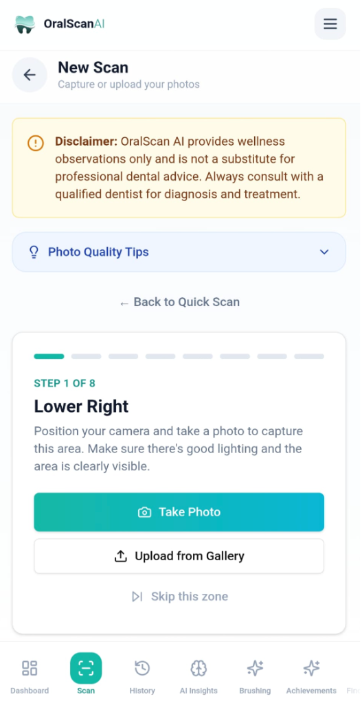 Step-by-Step Guided Scanning