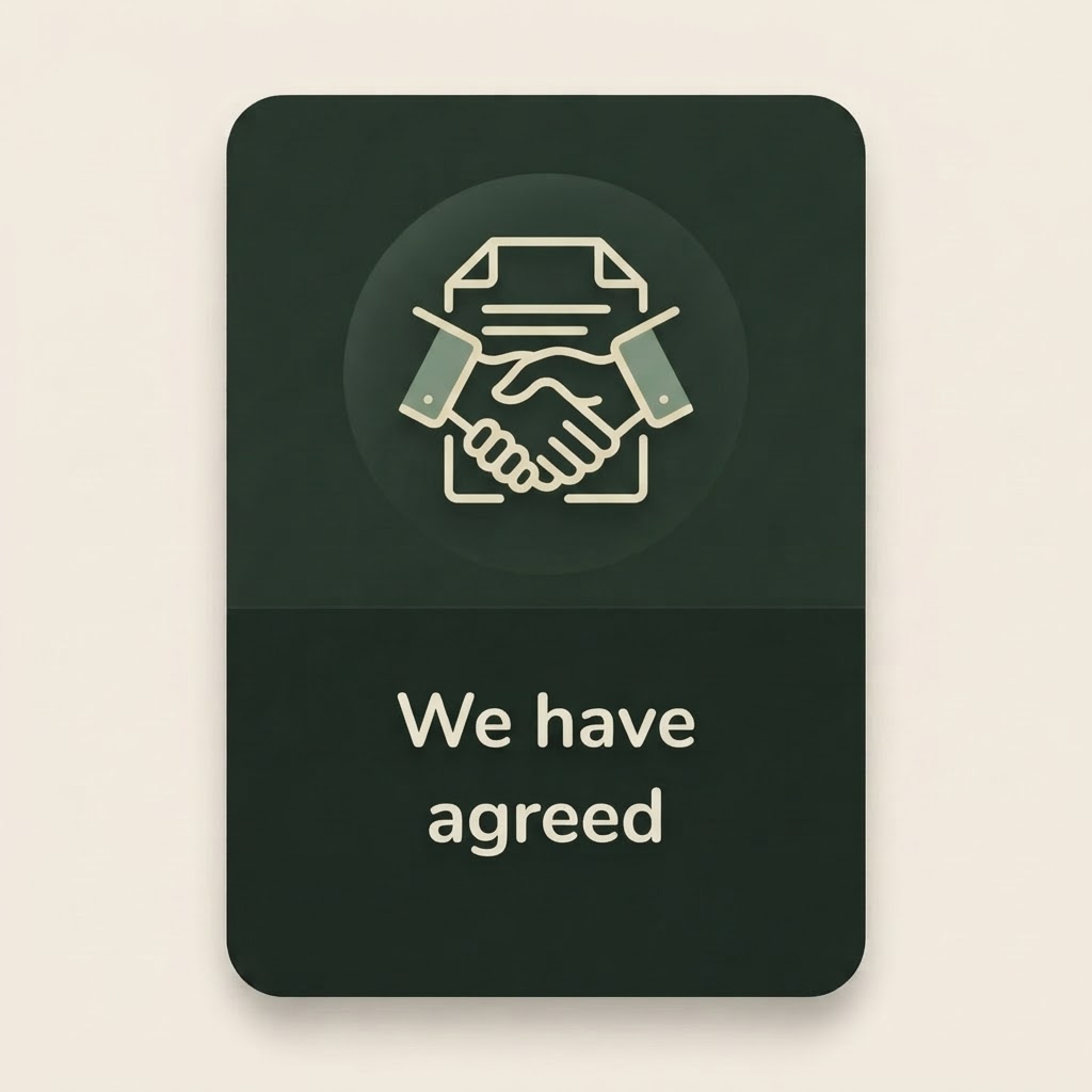 We have agreed everything
