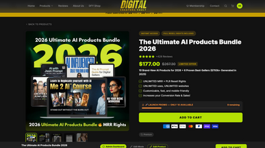 Digital Creators Vault template preview