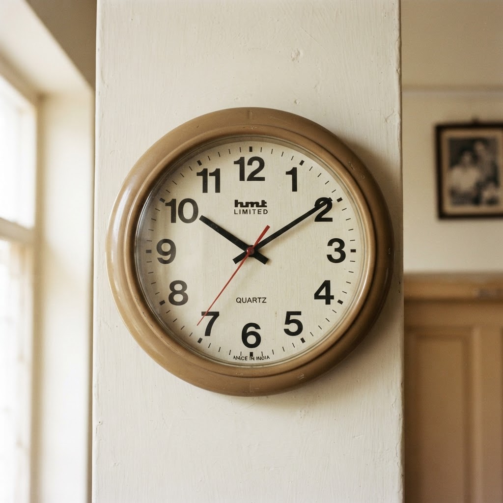 Vintage HMT Wall Clock - Fully Functional (Karachi)