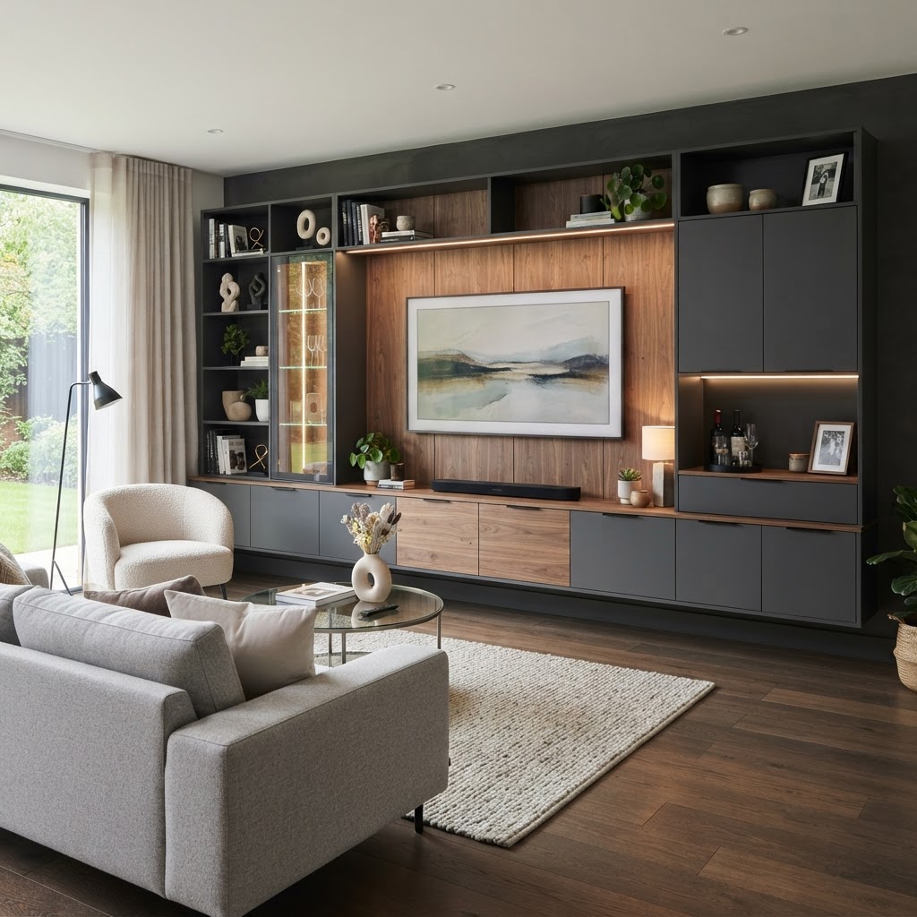 TV Lounge Wall Unit - Modern Design (Lahore)