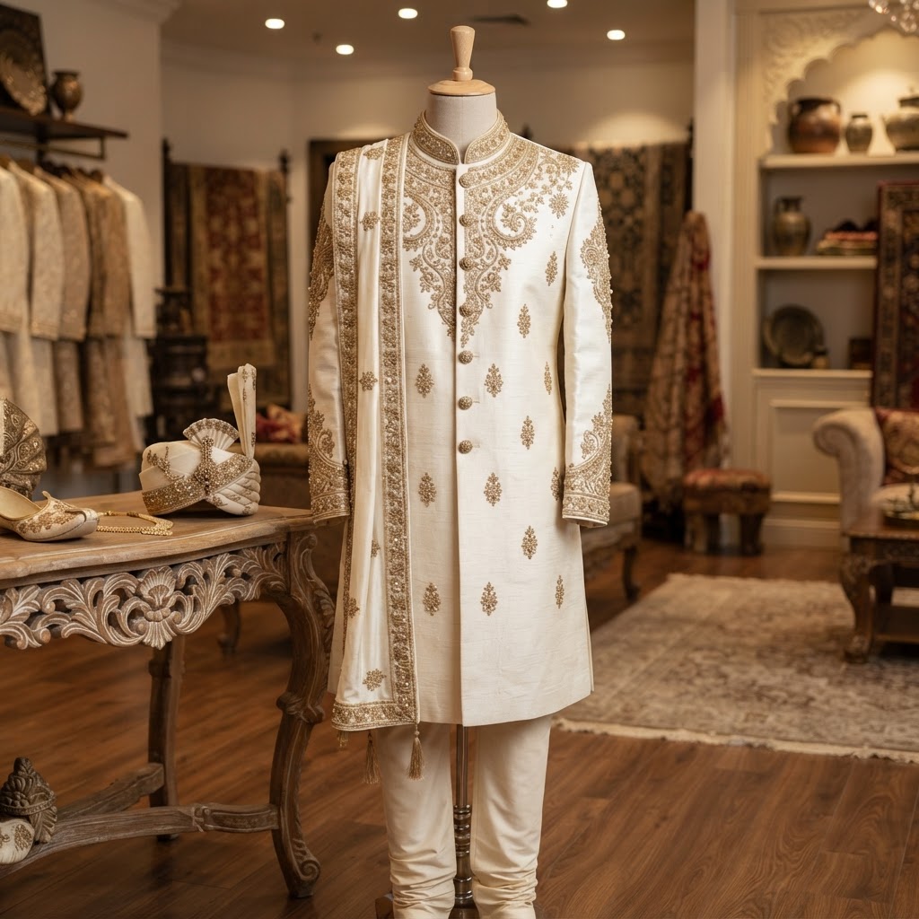 Men's Sherwani - Wedding Wear