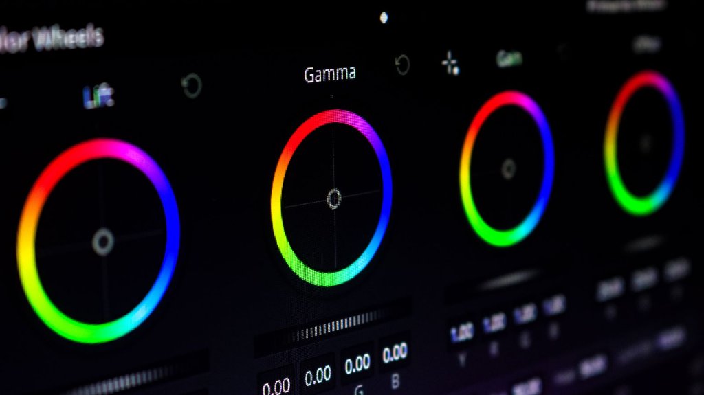DaVinci Resolve Color Wheels