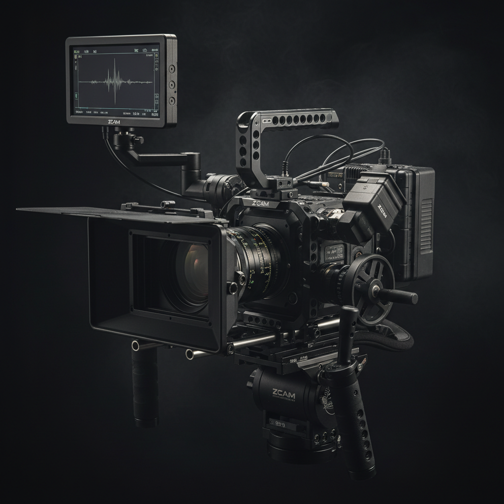 ZCAM F6 cinema camera rigged out