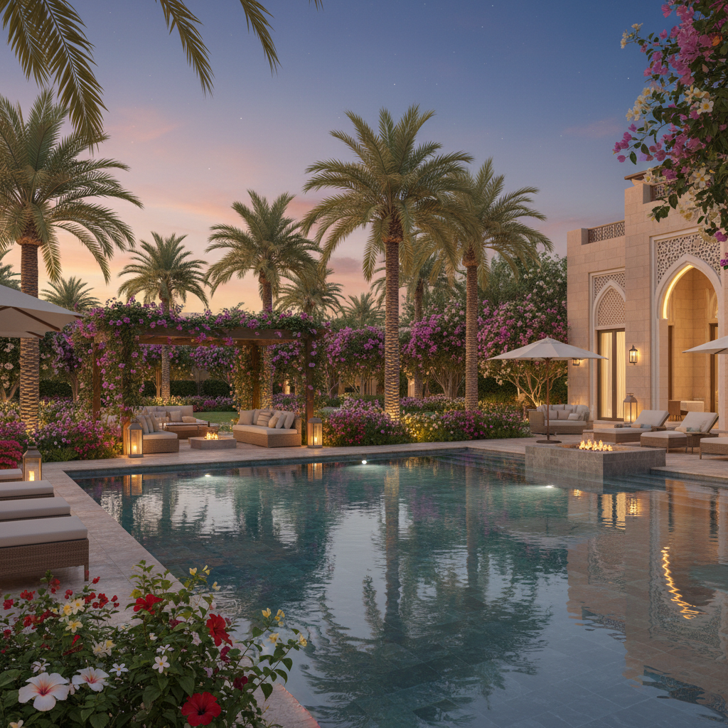 Poolside Garden