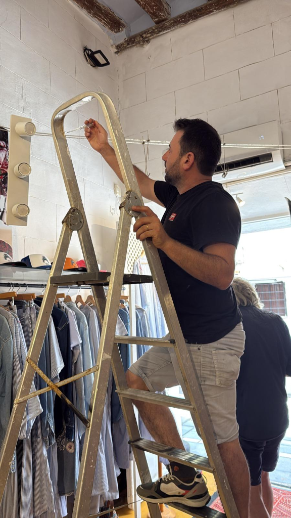 Iluminación de Tienda de Moda Christophe Sauvat en la Marina de Ibiza