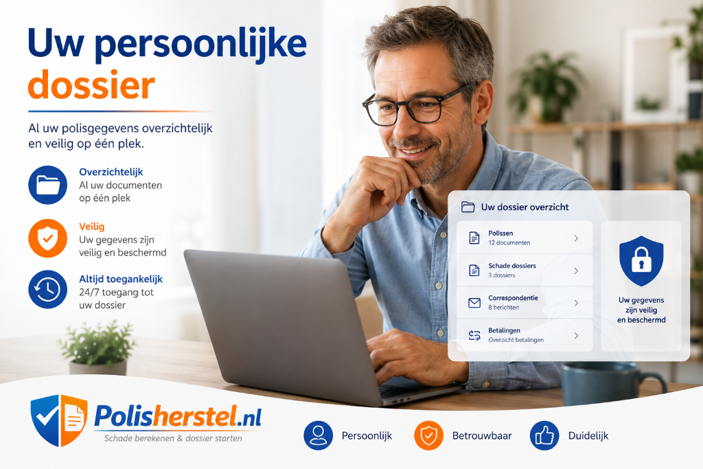Uw persoonlijke dossier — Al uw polisgegevens overzichtelijk en veilig op één plek