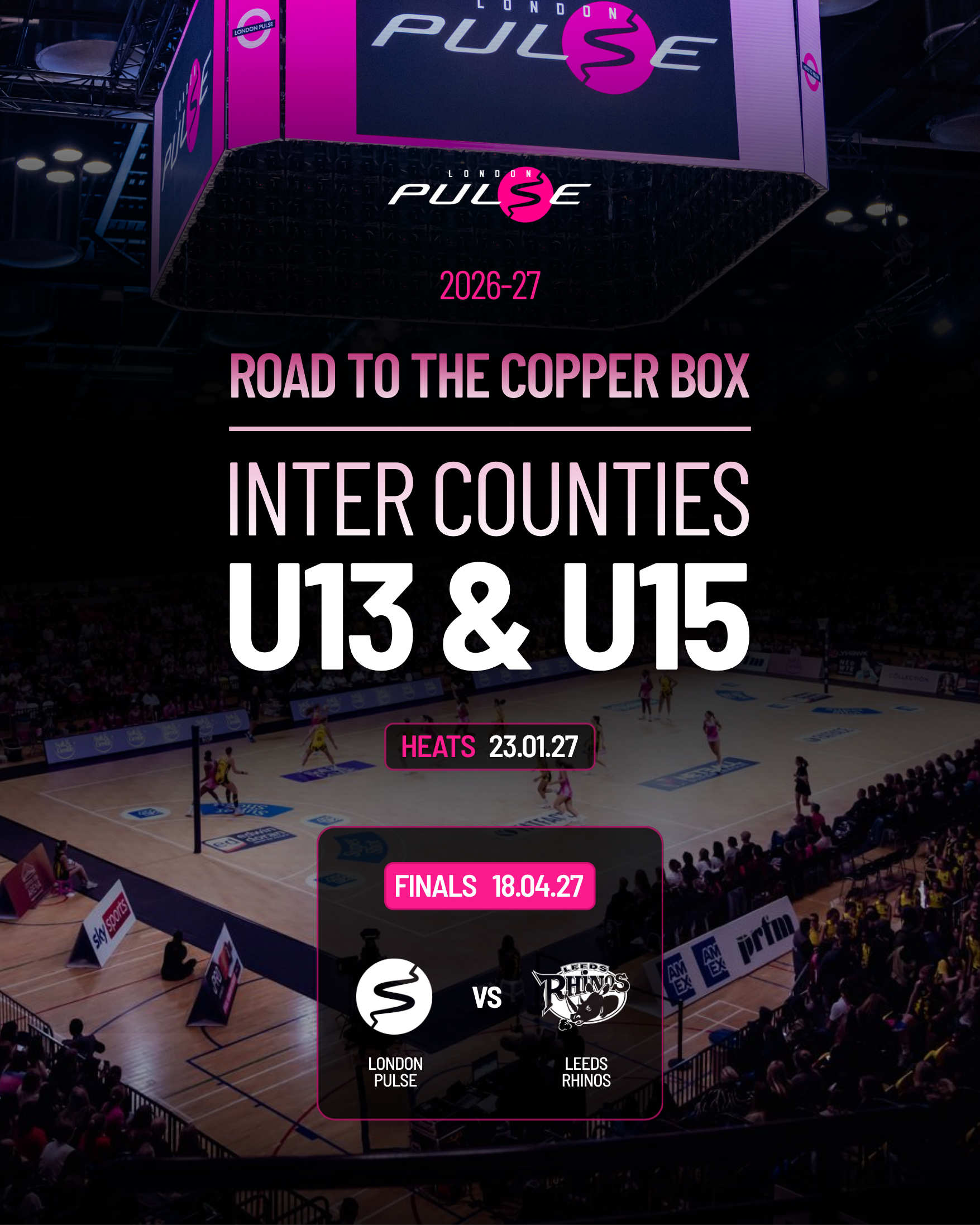 Inter Counties U13 & U15 Tournament banner