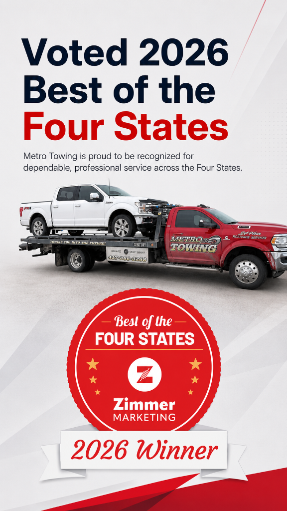 Metro Towing — Voted 2026 Best of the Four States