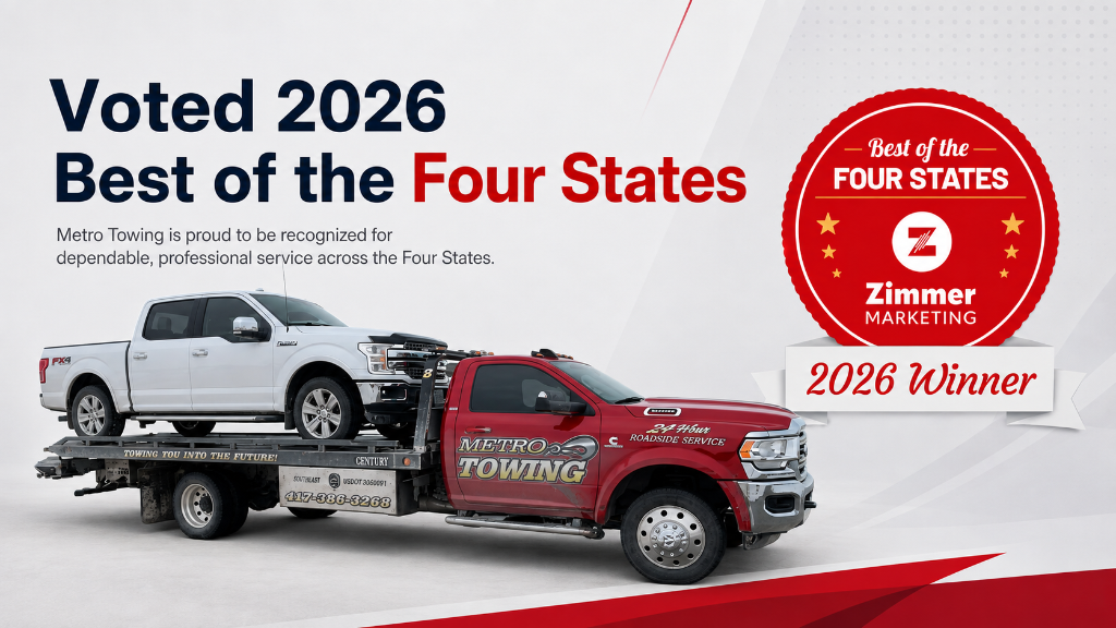 Metro Towing — Voted 2026 Best of the Four States