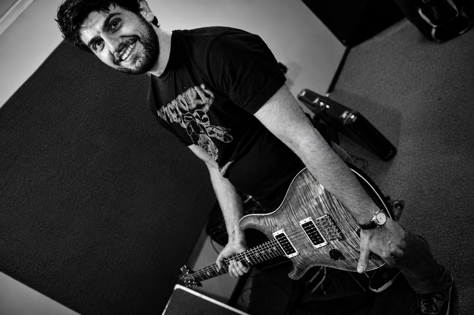 Rehearsals back in 2013 at Ballbreaker Studios