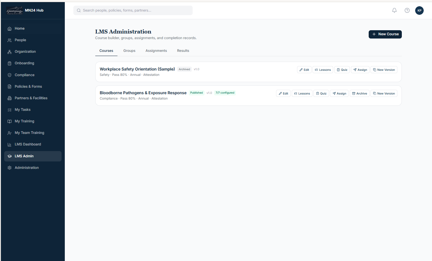 LMS Admin