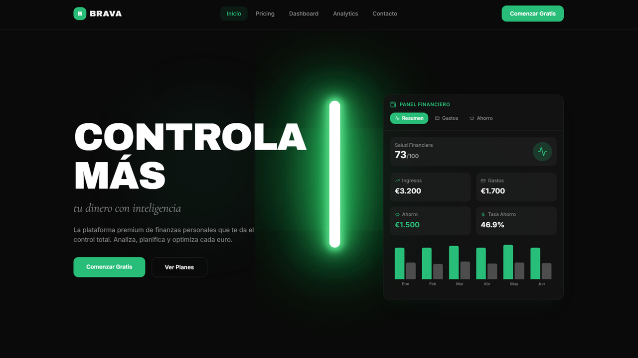 Brava template preview