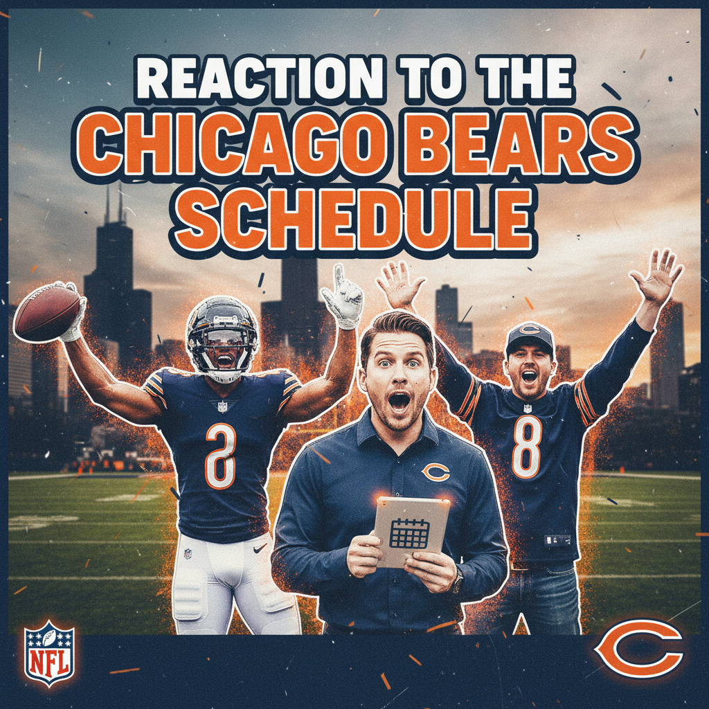 Reaction to the Chicago Bears Schedule