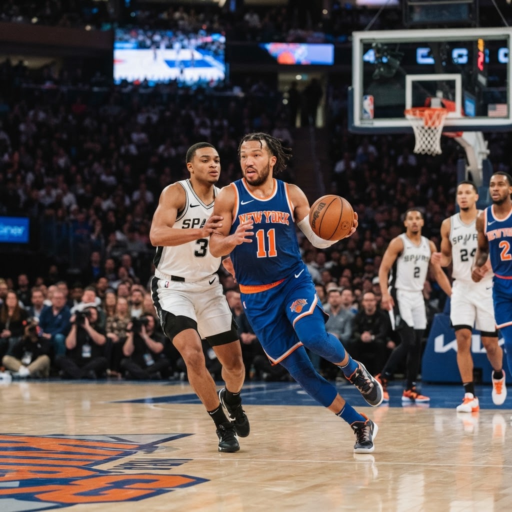 Brunson Dominates as Knicks Narrowly Edge Spurs 94-90