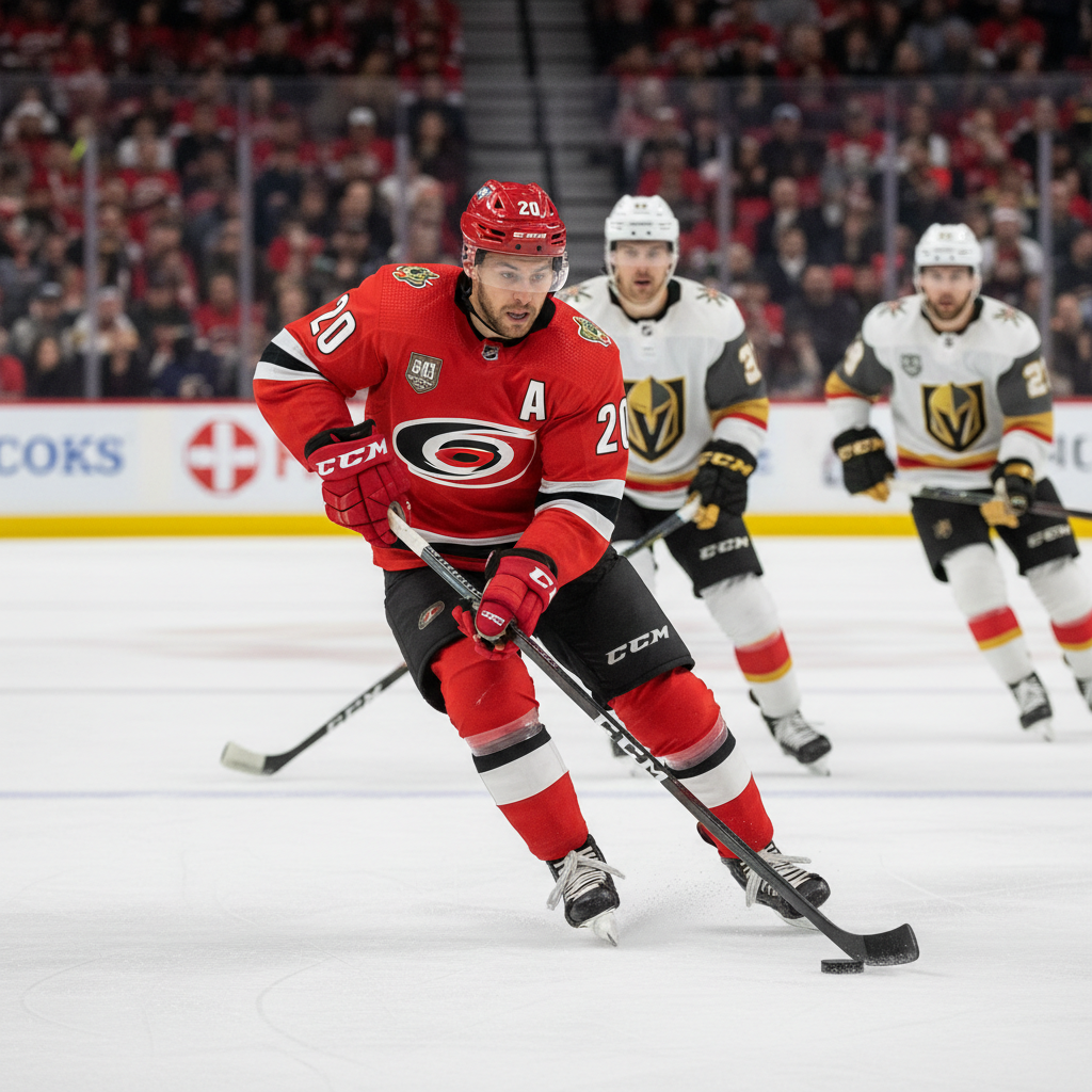Carolina Hurricanes Shut Out Vegas Golden Knights in Dominant 3-0 Victory