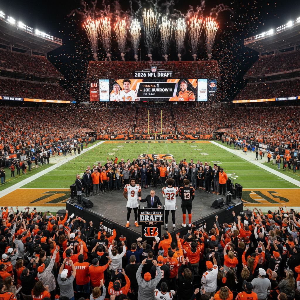 Bengals Dominate Draft Capital in Bold Offensive Overhaul