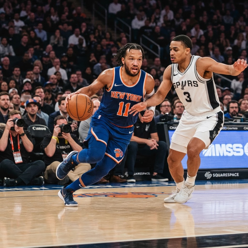 Brunson Dominates in Knicks' Hard-Fought 94-90 Victory Over Spurs