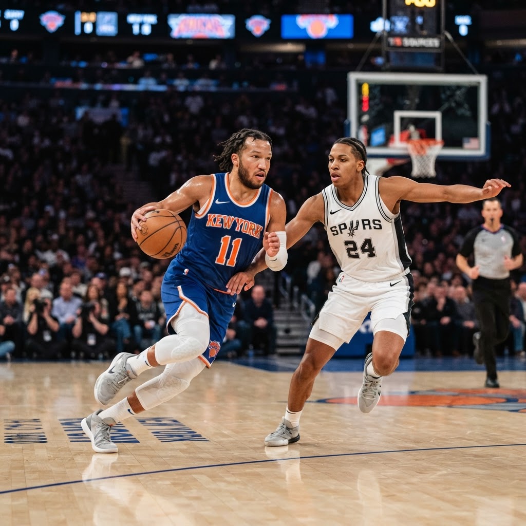 Brunson Carries Knicks Past Spurs in 94-90 Victory