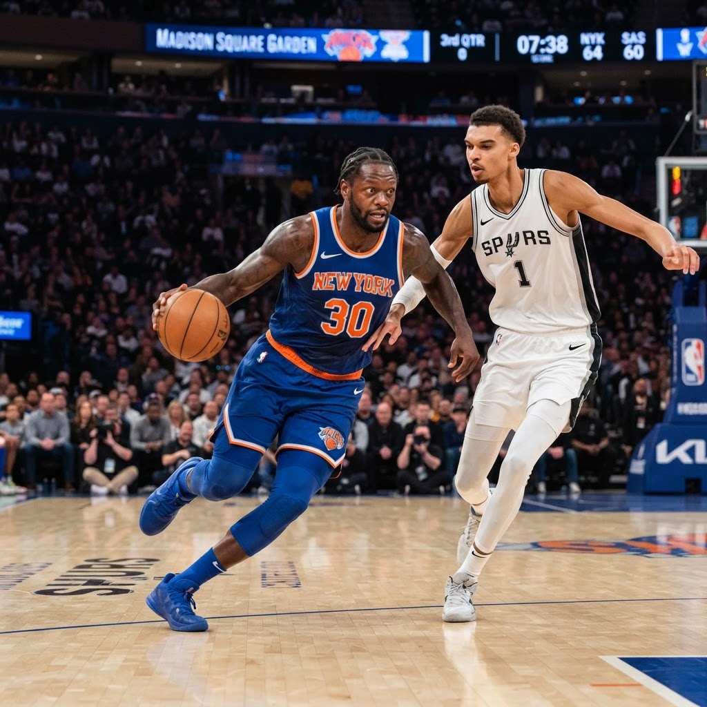 Brunson's 45-Point Masterclass Propels Knicks Past Spurs in 94-90 Victory