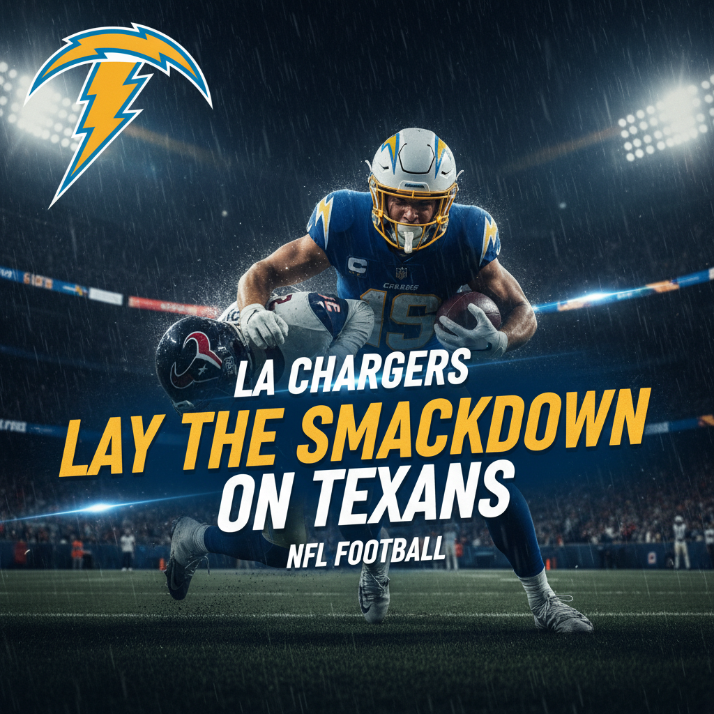 LA Chargers lay the smackdown on Texans